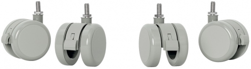Set 4 roti pivotante Biroul ergonomic, Leitz Ergo Electric